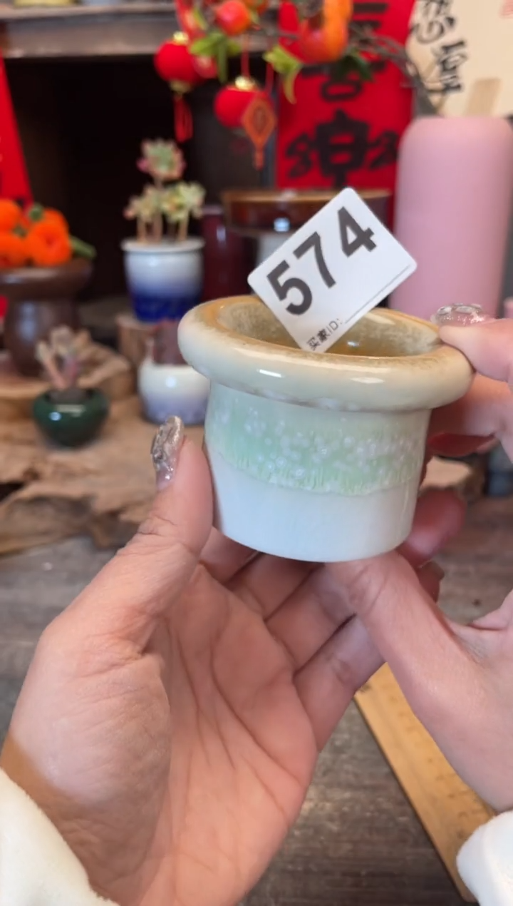 【闪购商品】摆件574知木小芳花盆