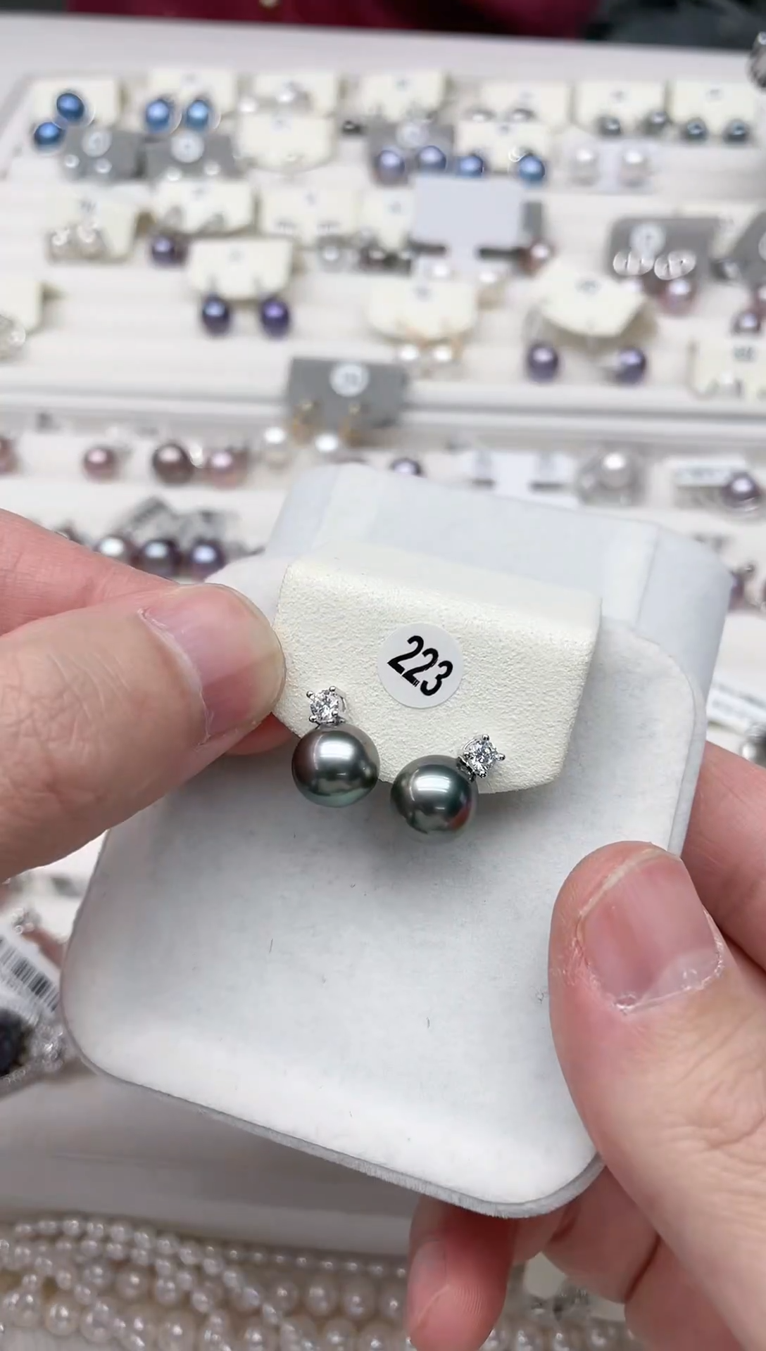 【闪购商品】海水珍珠耳饰银S925镶嵌耳饰