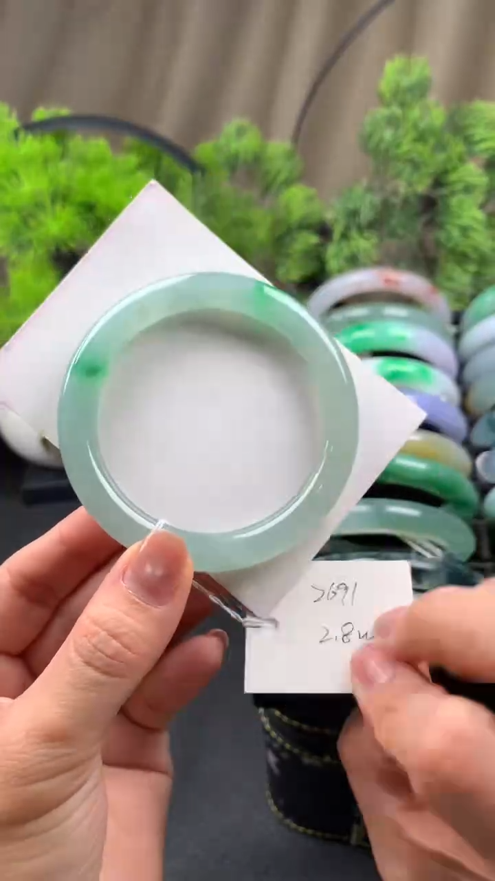 未镶嵌手镯翡翠54-8.6-8.8