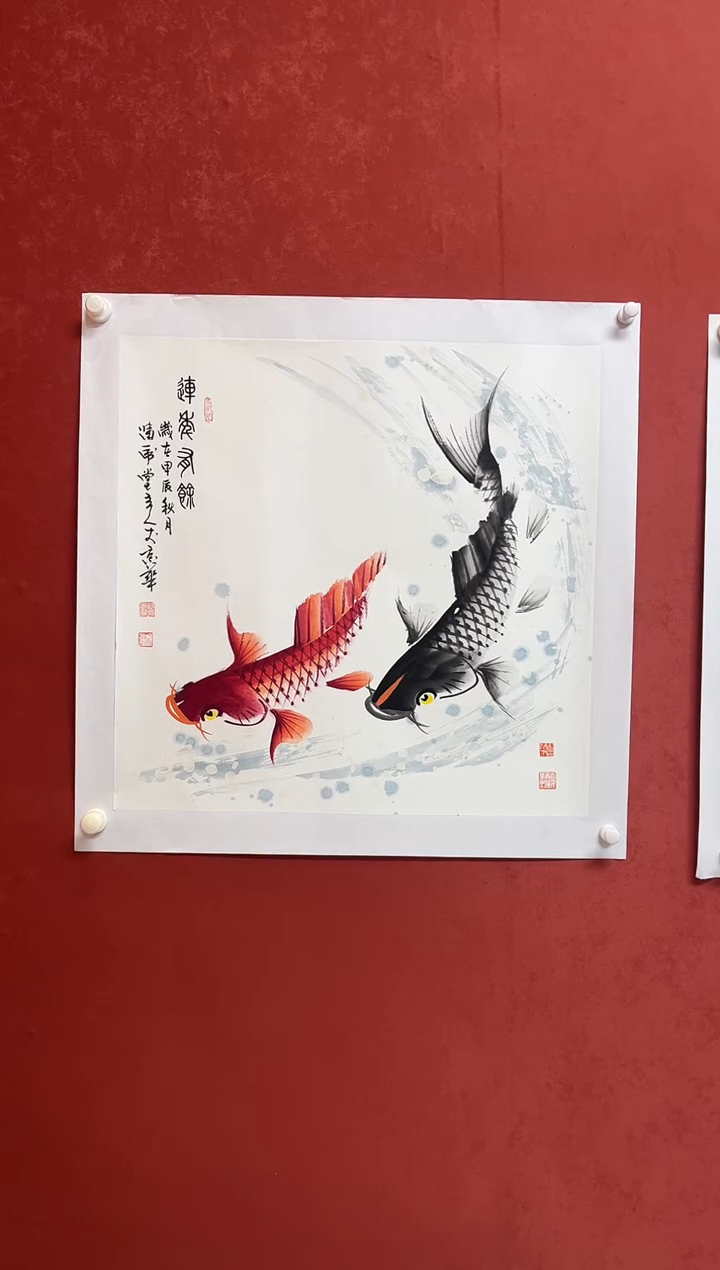 国画贺老师   画芯68*68