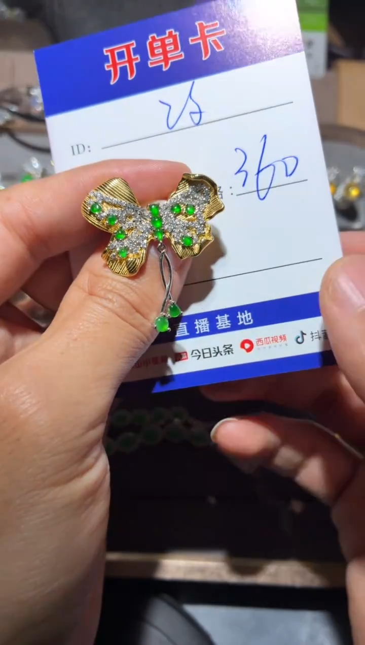 颈饰银S925镶嵌翡翠?**?汐宝