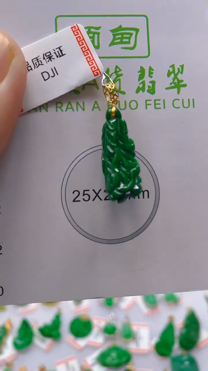 【闪购商品】翡翠颈饰18K金镶嵌新号开播，全场乱卖