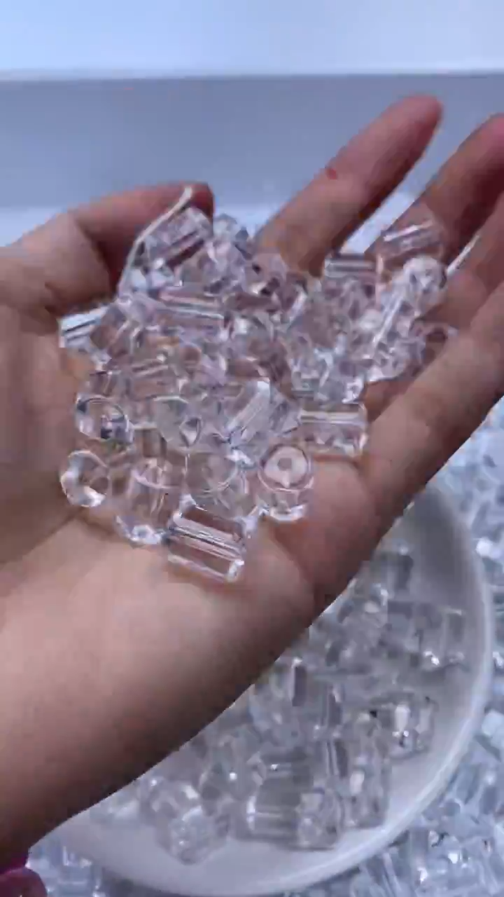 颈饰未镶嵌水晶W2303-白水管珠9*8mm*10颗