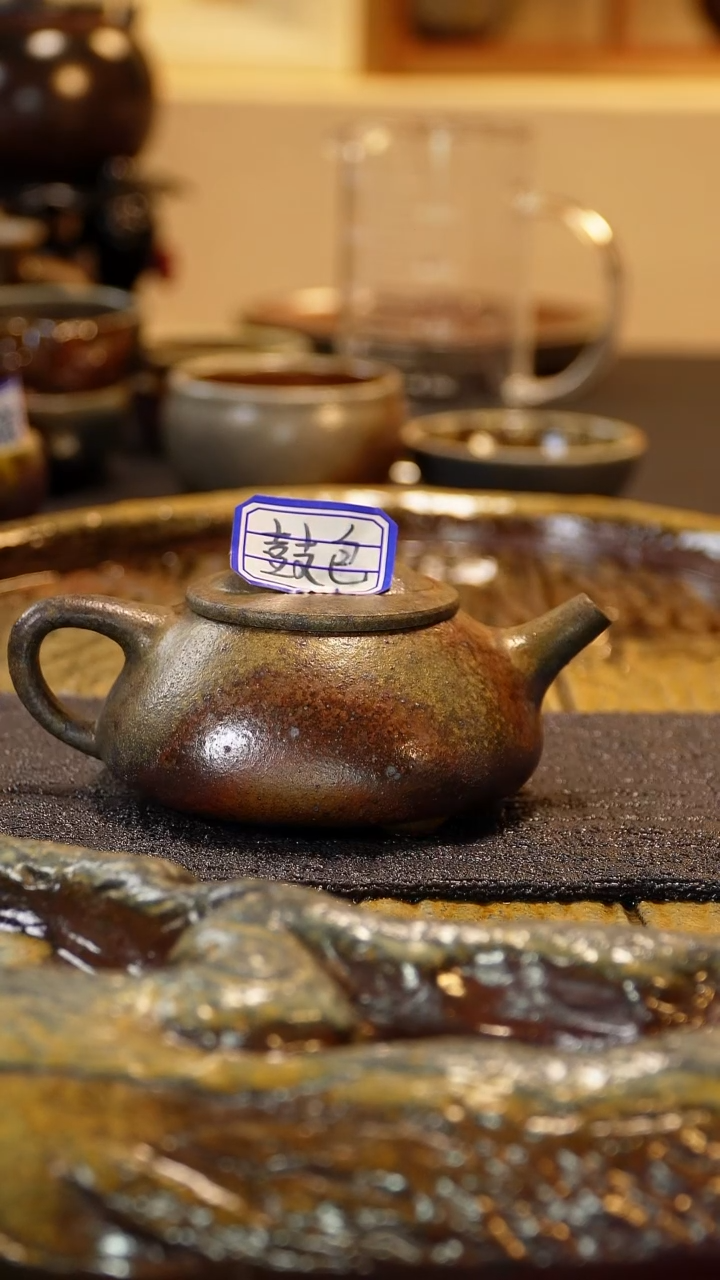 紫砂柴烧纯自然紫砂柴烧230毫升