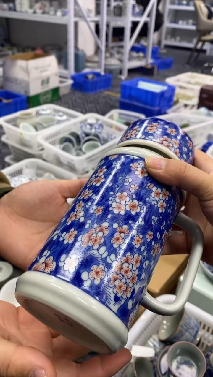 摆件陶景德陶瓷茶具保温杯