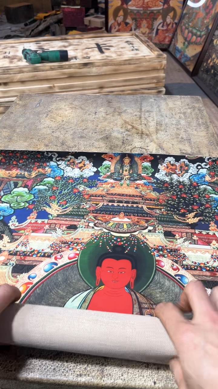卷轴画卷轴画玖忆唐卡TK16090