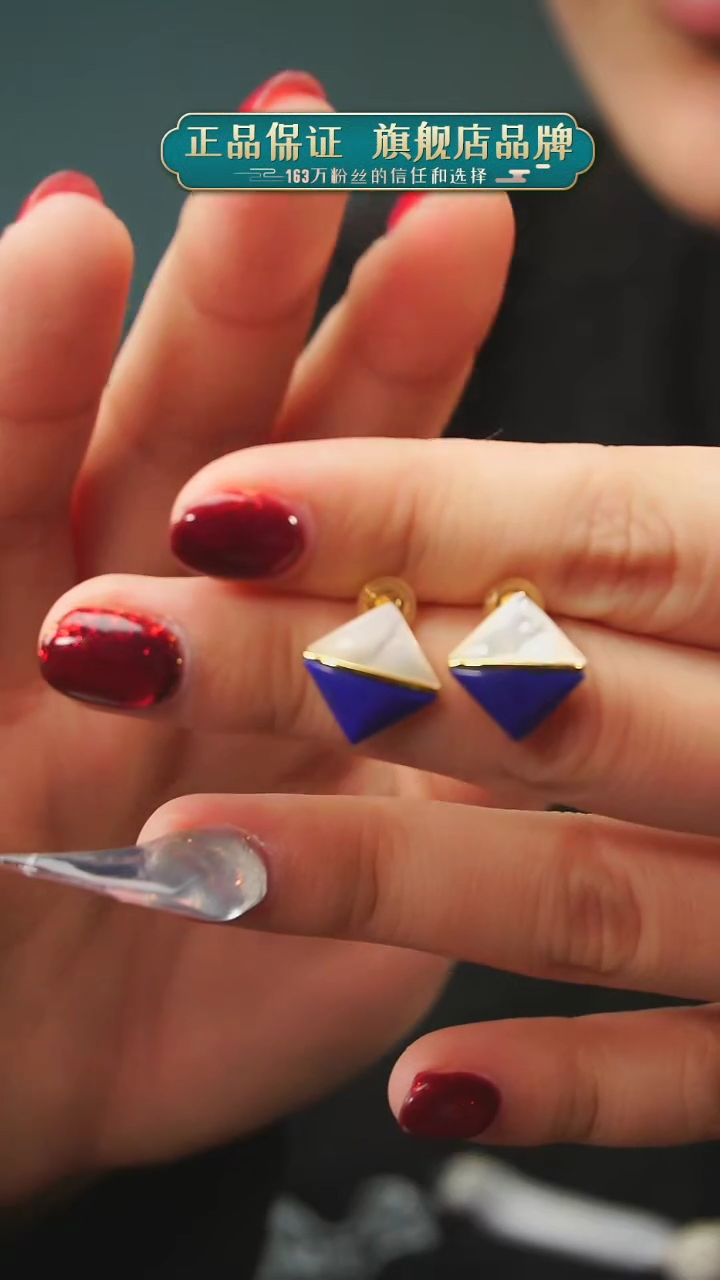 【闪购商品】青金石耳饰银S925镶嵌A05