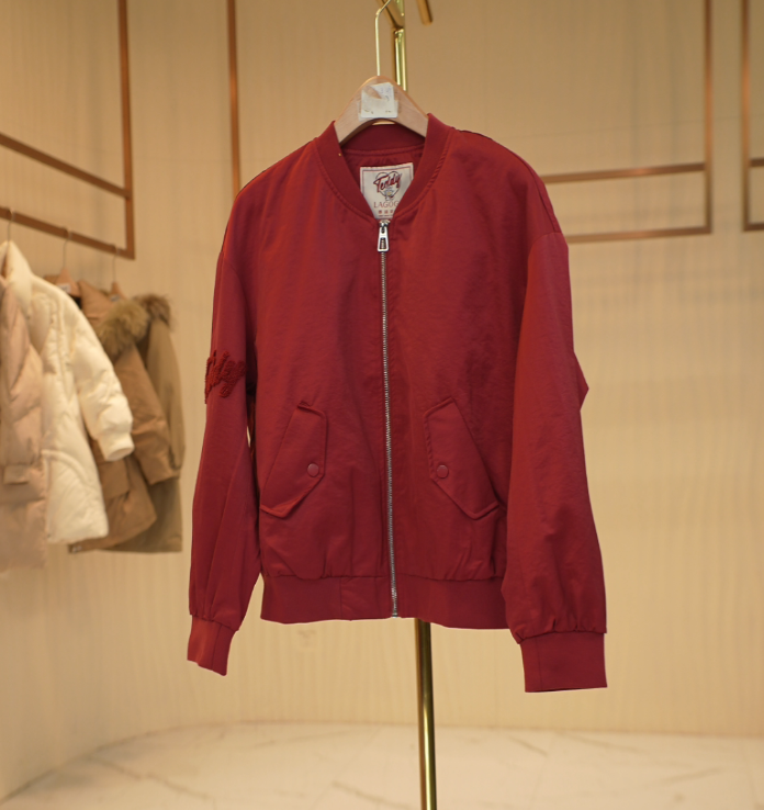 G153 LG系列联名款可爱刺绣后背小个子百搭棉服女 51ZA41