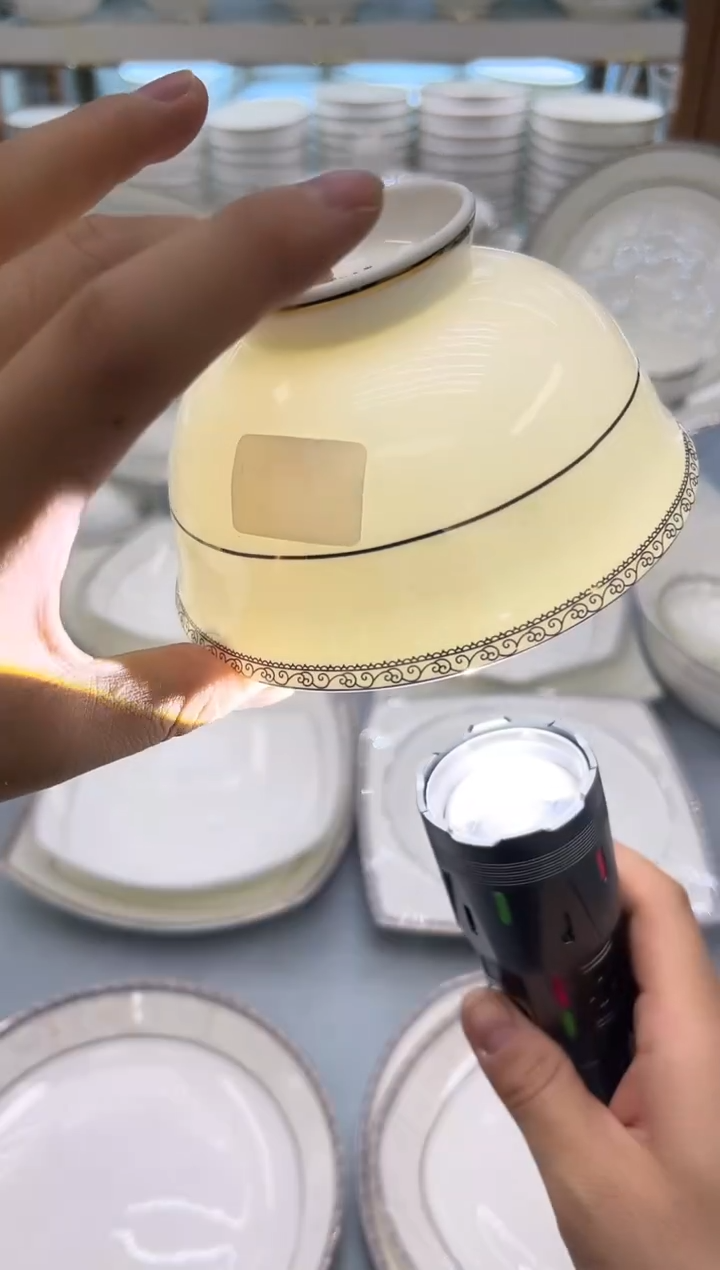 骨瓷玲珑5高10个 