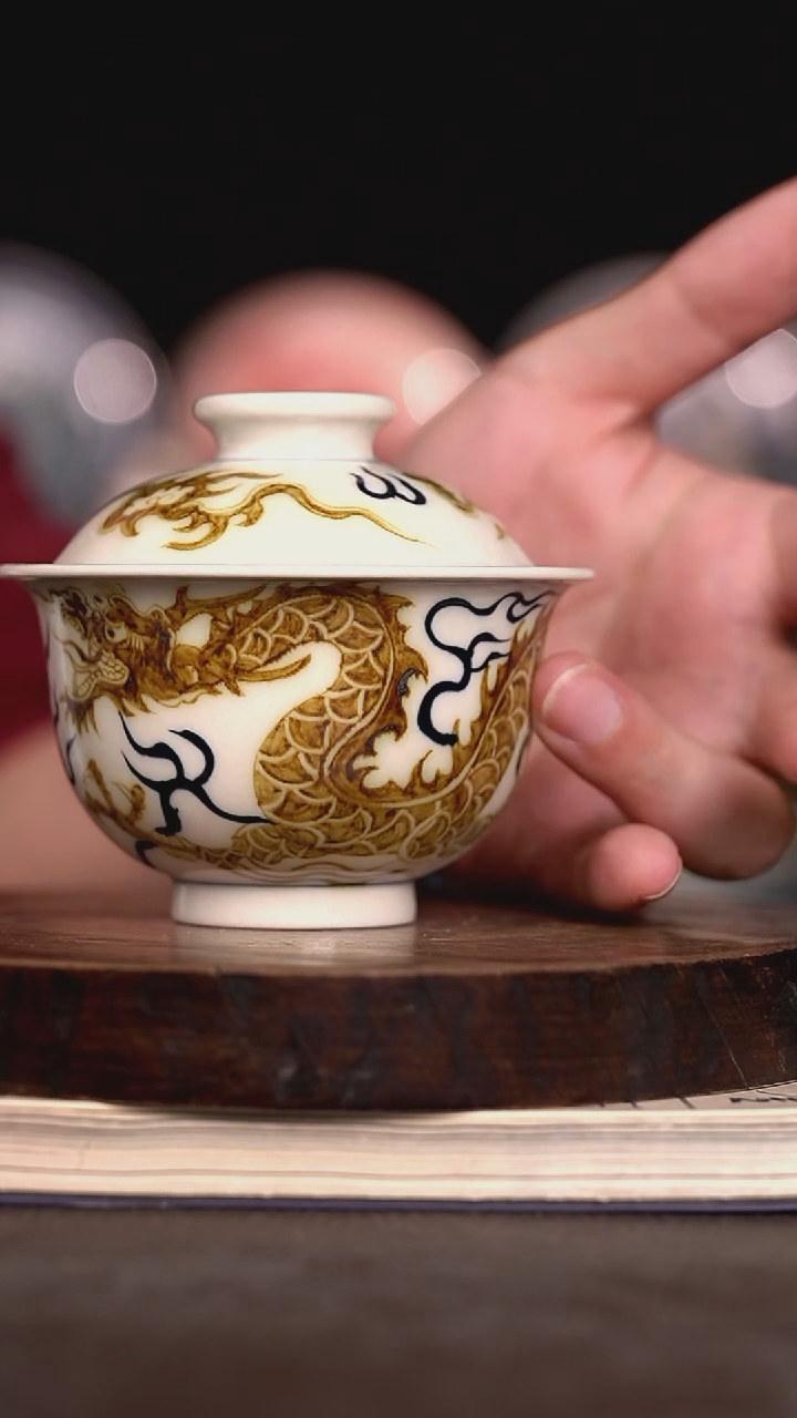 微瑕福利 现代瓷大布袋暇不合缝