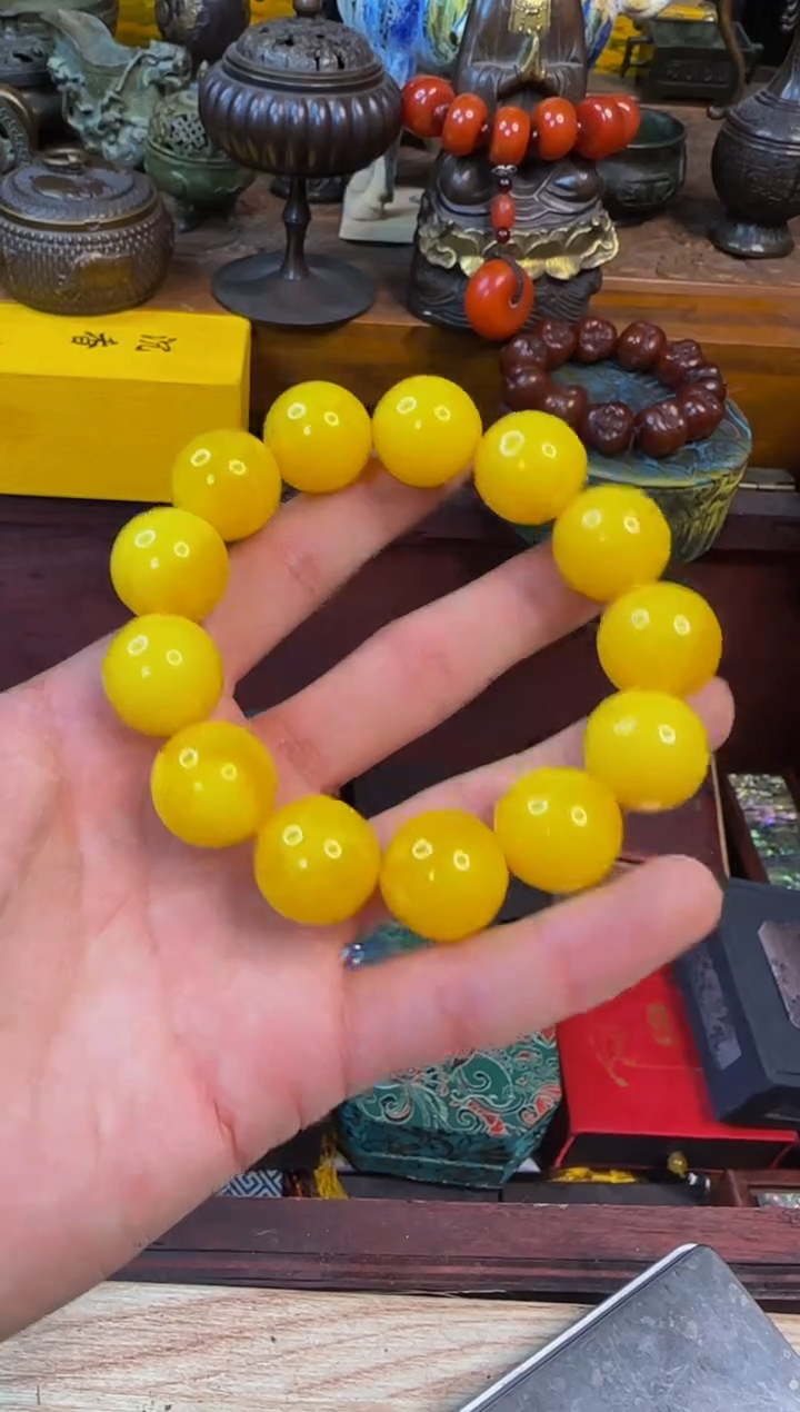 【闪购商品】蜜蜡手链未镶嵌表弟专属精品链接73