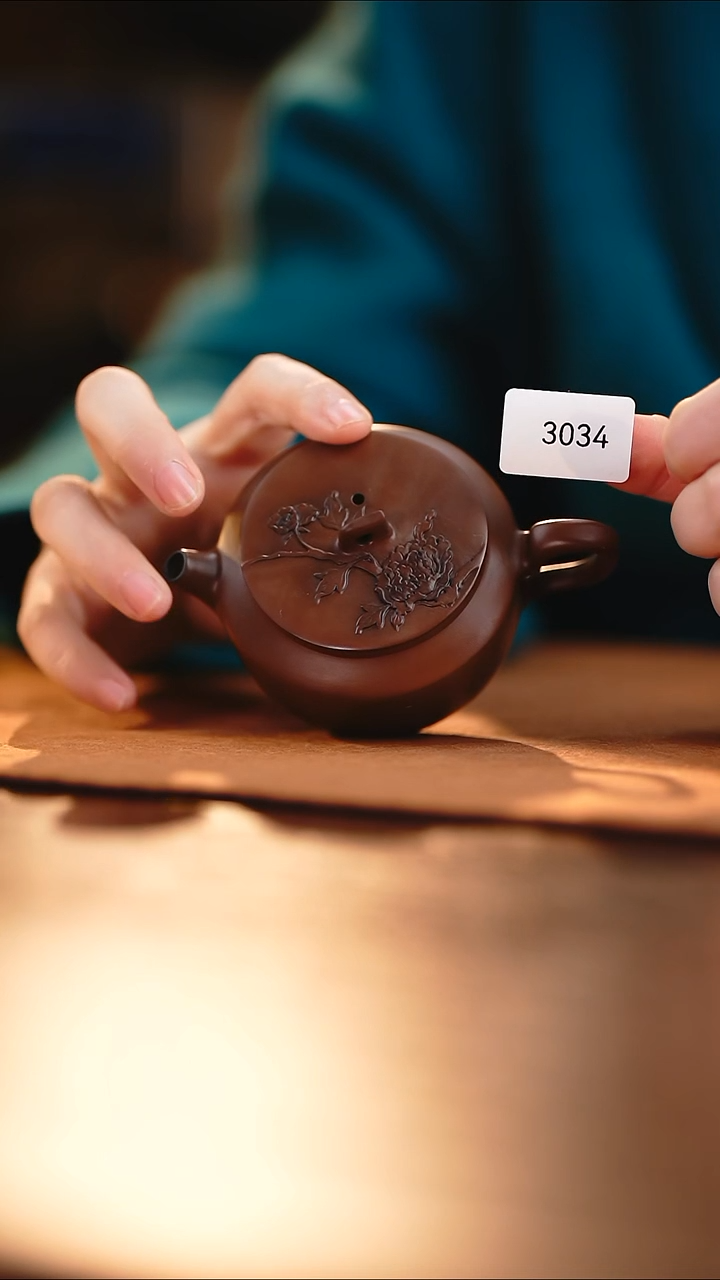 雲梦茶器紫陶茶壶3034