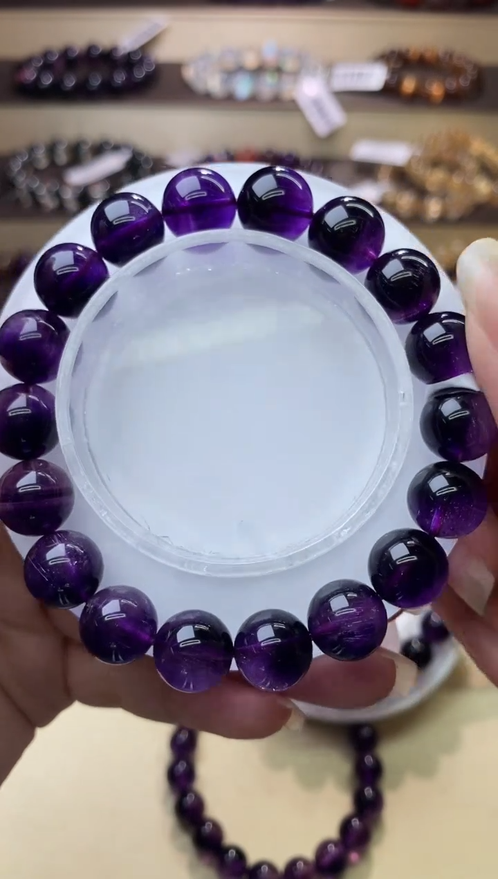 【闪购商品】水晶手链未镶嵌紫超七11m+