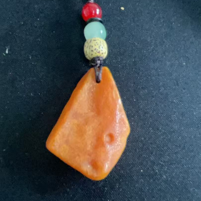 天然琥珀蜜蜡吊坠