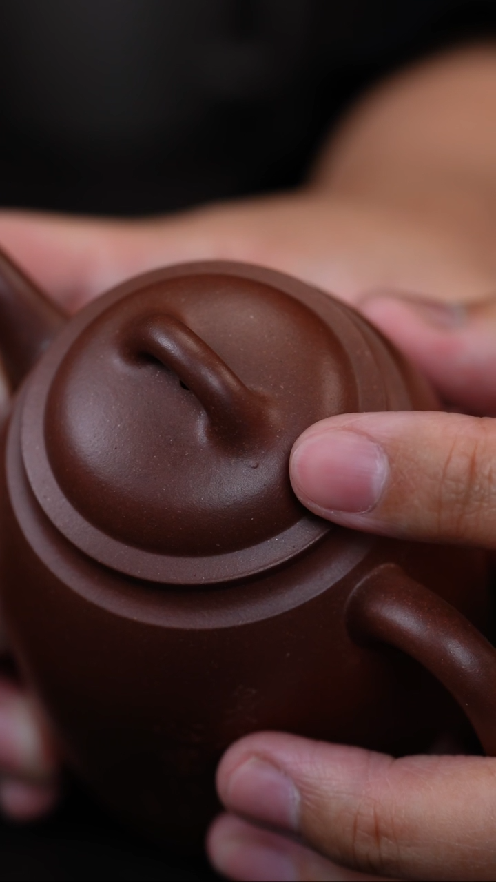 【闪购商品】紫砂茶壶微瑕  豆 汉圆  165C 紫泥 