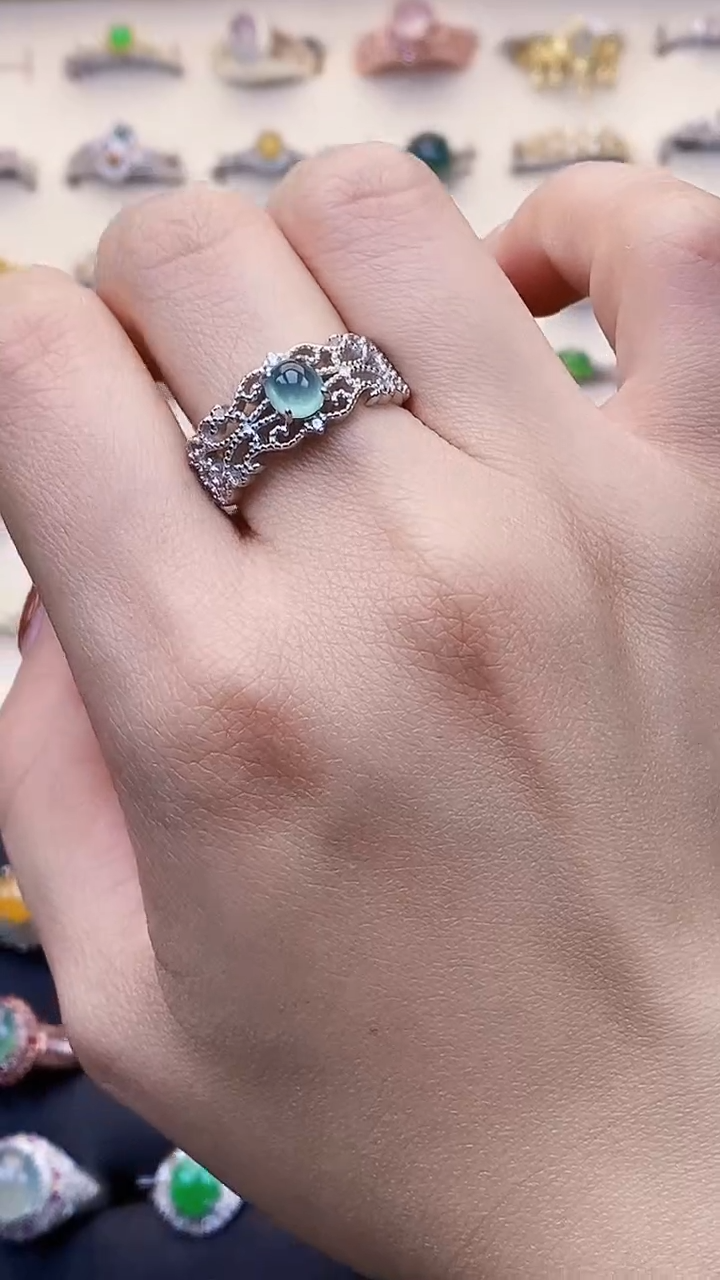 【闪购商品】翡翠戒指未镶嵌女款