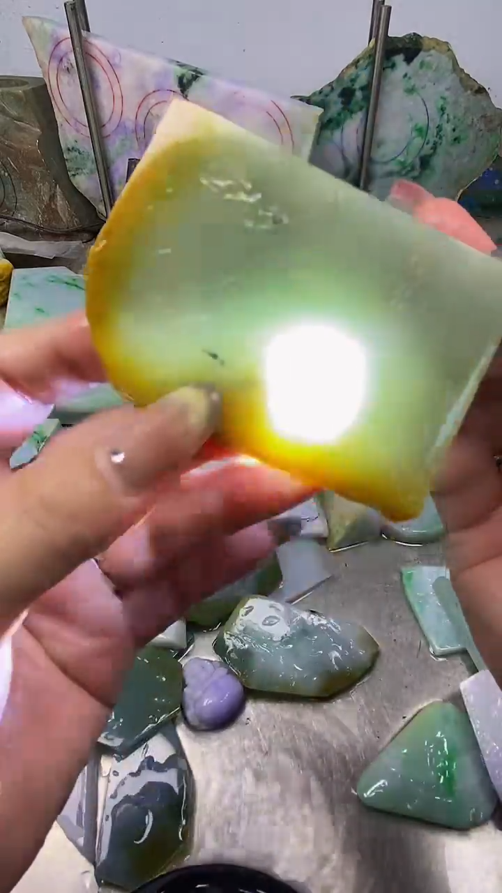 散珠翡翠天然缅甸翡翠A货257