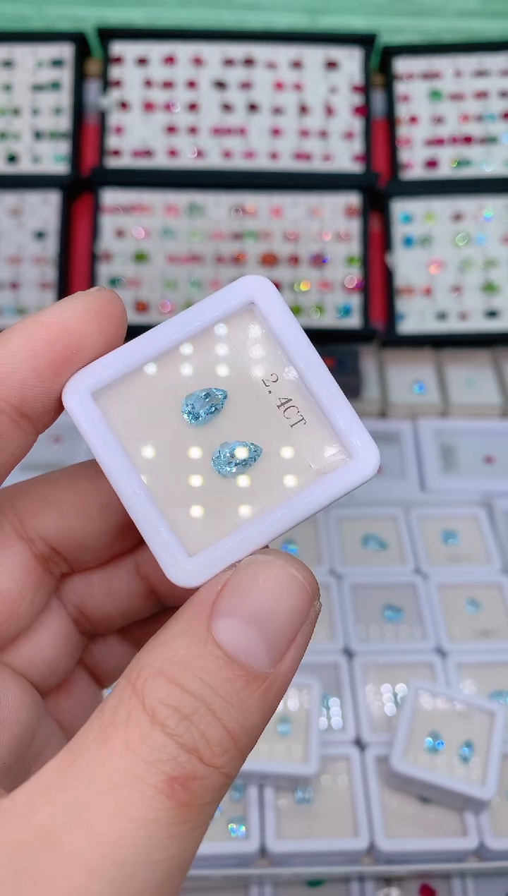 裸石海蓝宝石2.4ct