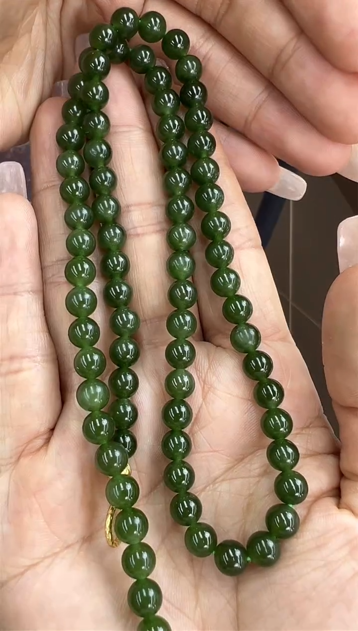 【闪购商品】和田玉（碧玉）颈饰未镶嵌35秒拍号