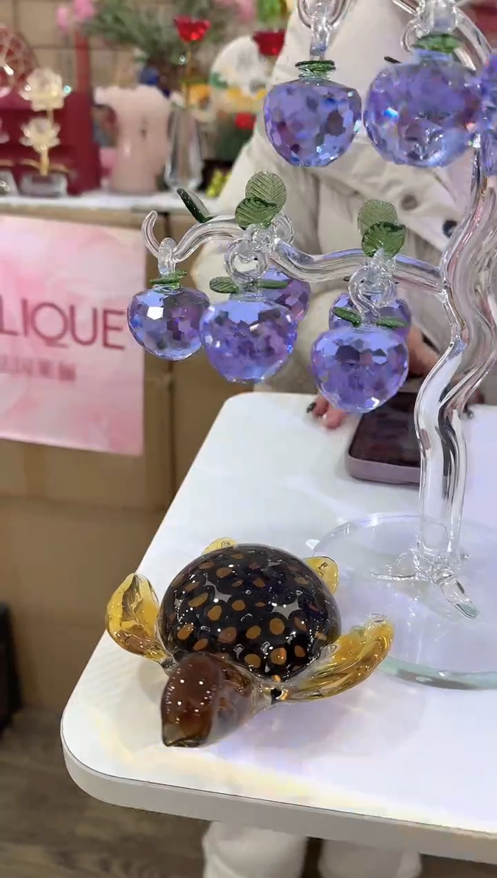 【闪购商品】无铅玻璃美全花器-m-早61