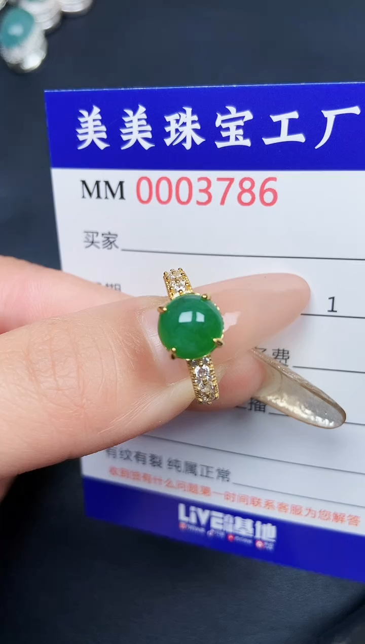 【闪购商品】翡翠颈饰银S925镶嵌3786