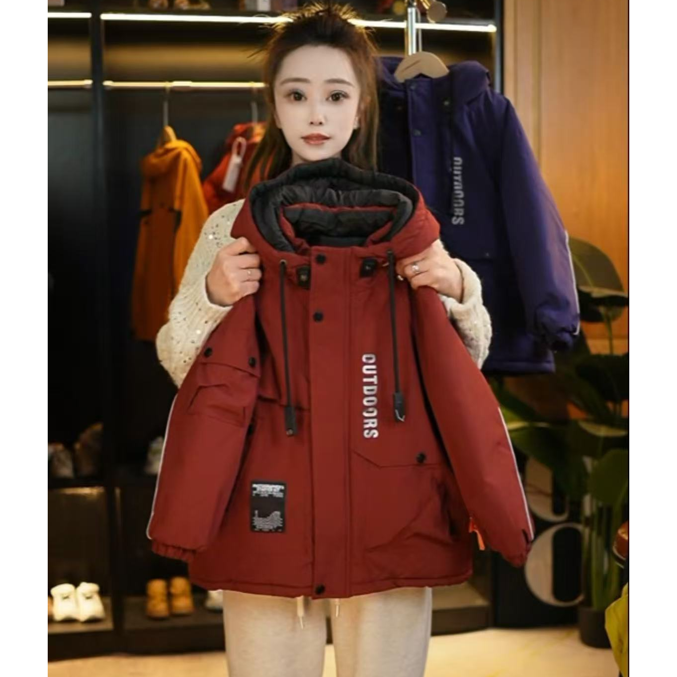 【加绒加厚】2025新款儿童秋冬外套中大童棉袄儿童洋气棉服派克服