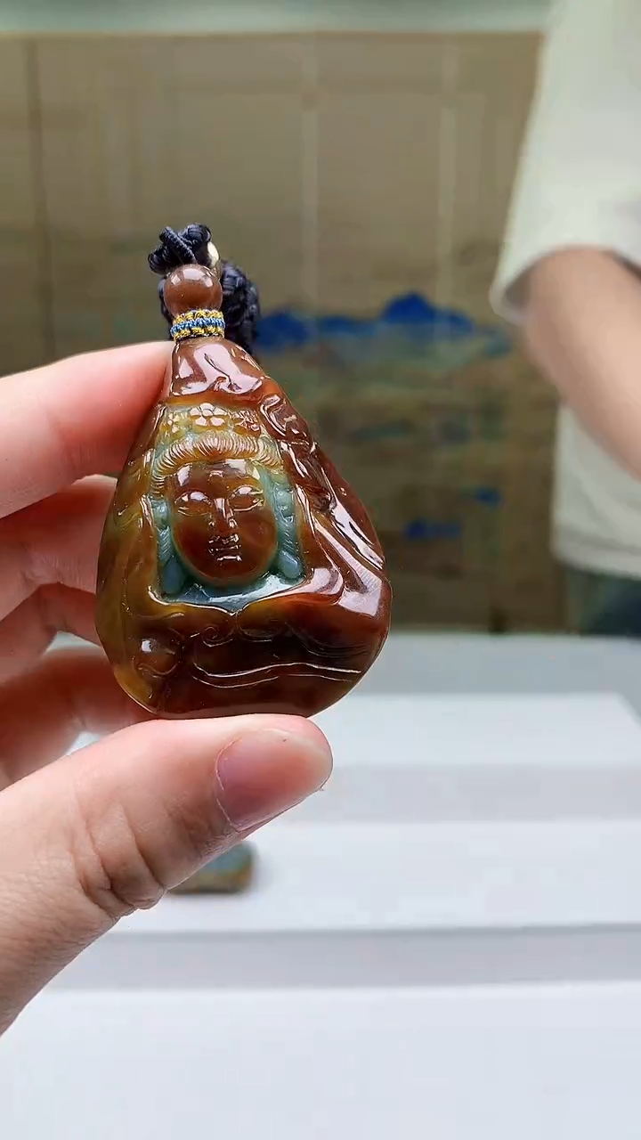 定制翡翠未镶嵌5028ty-毛货挂件221