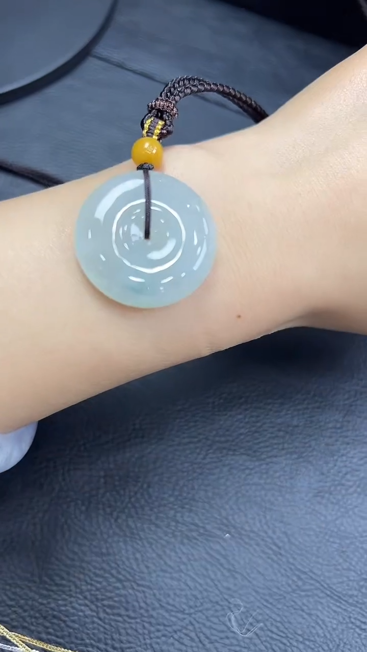 未镶嵌挂件翡翠平安扣