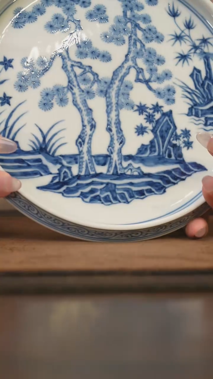 瓷片柴窑青花破价福利