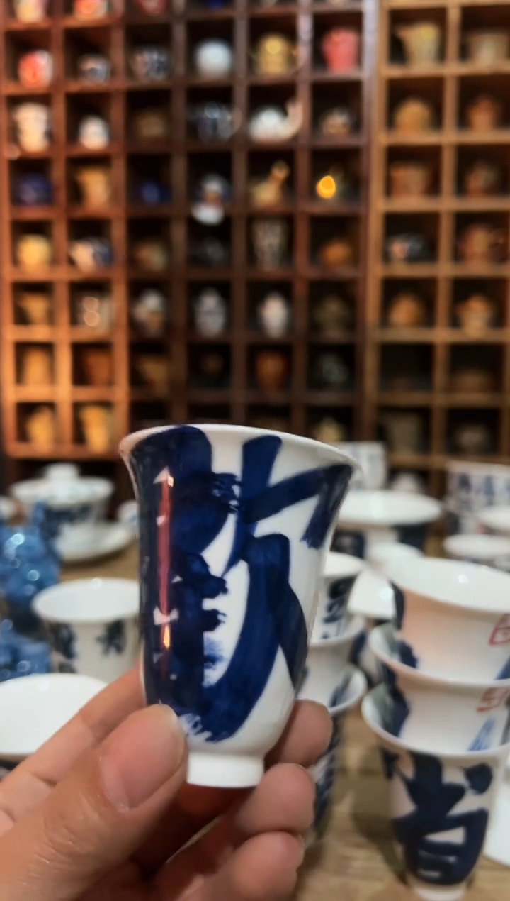 【闪购商品】观云听雨原创手绘茶具