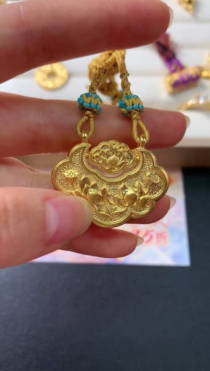 定制足金吊坠(不含链)D507|2553