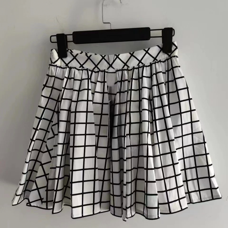 不支持退换/格子半身裙200139