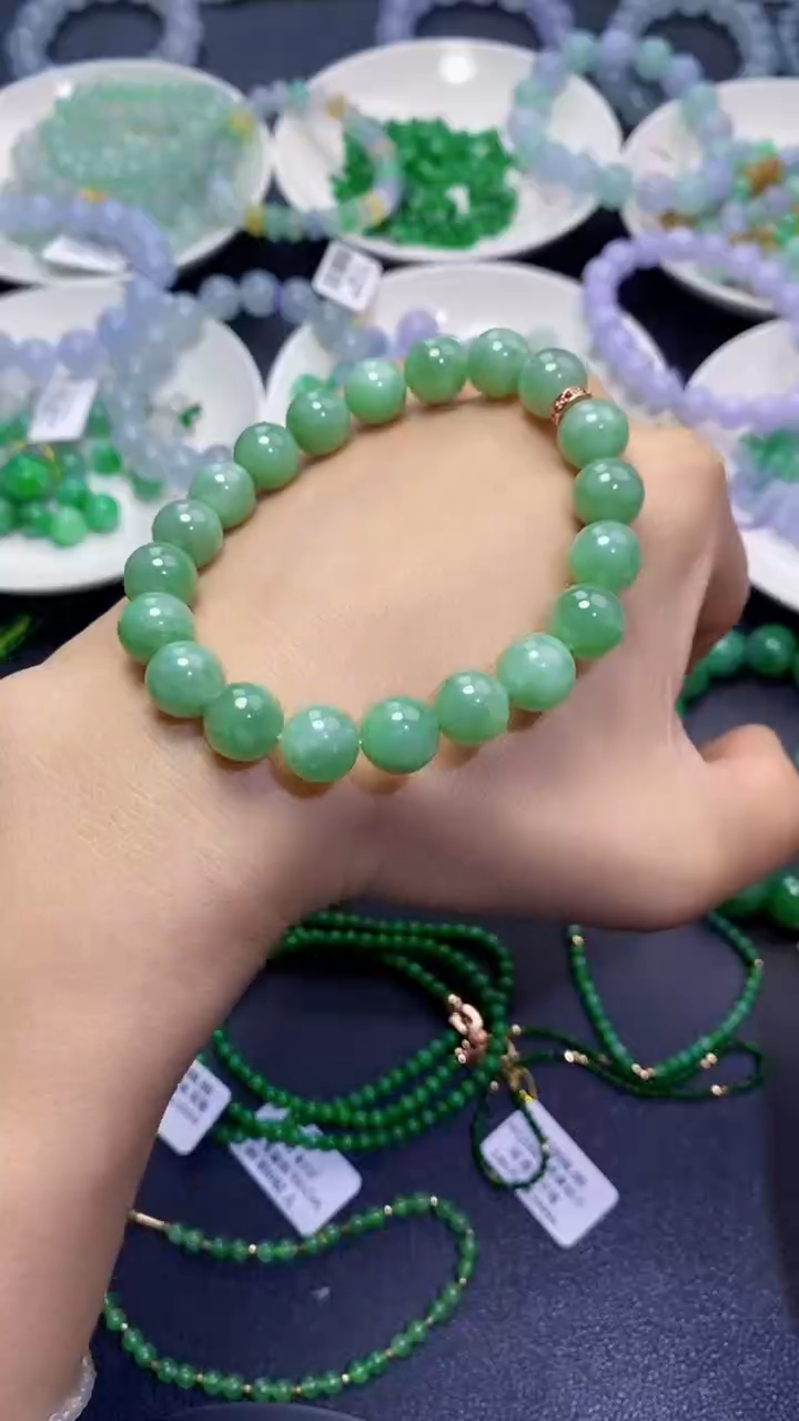 【闪购商品】翡翠散珠天然翡翠A货