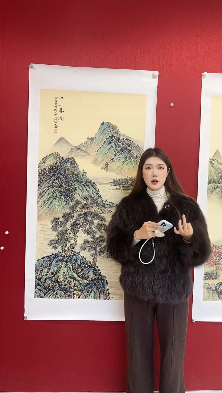 国画蒋德文老师画作