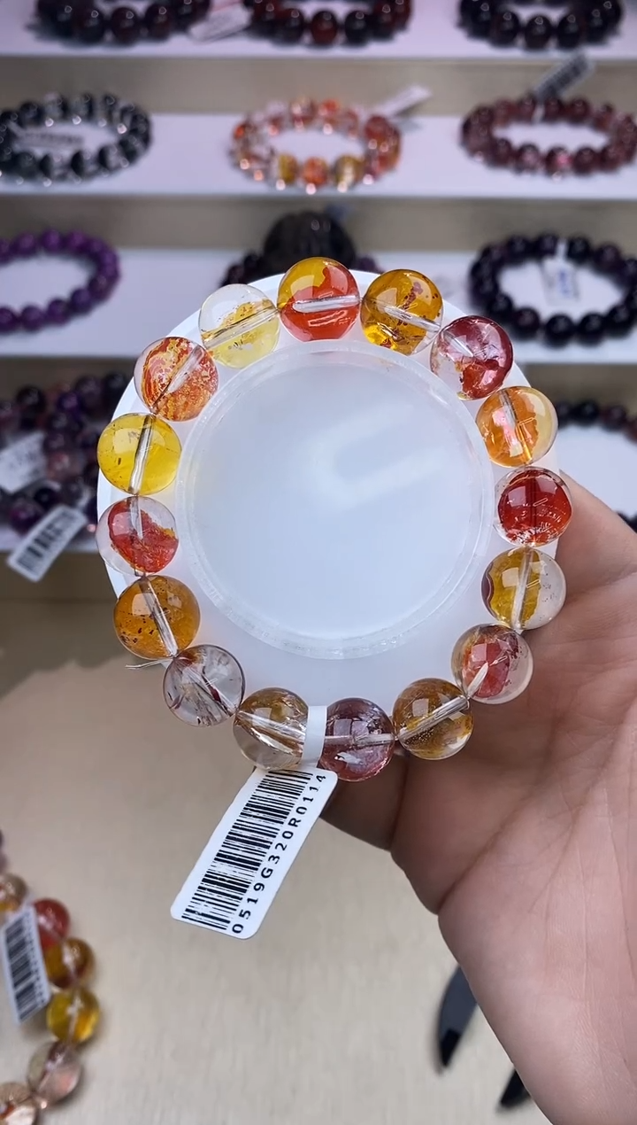 【闪购商品】水晶手链未镶嵌锦鲤胶花13m+