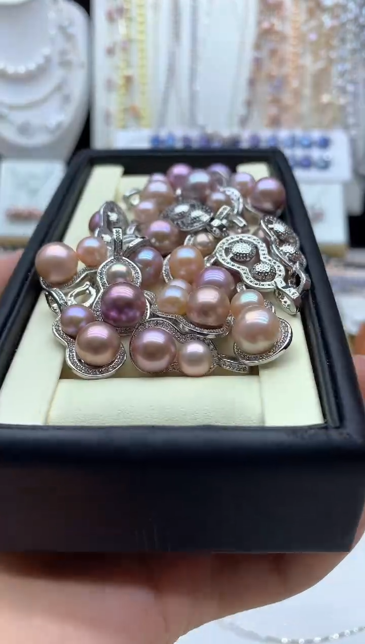 淡水珍珠合金吊坠(不含链)多样性发其一