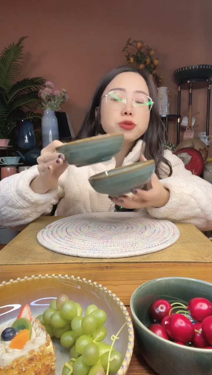 陶瓷5.5英寸千款米饭碗 2件 微瑕疵