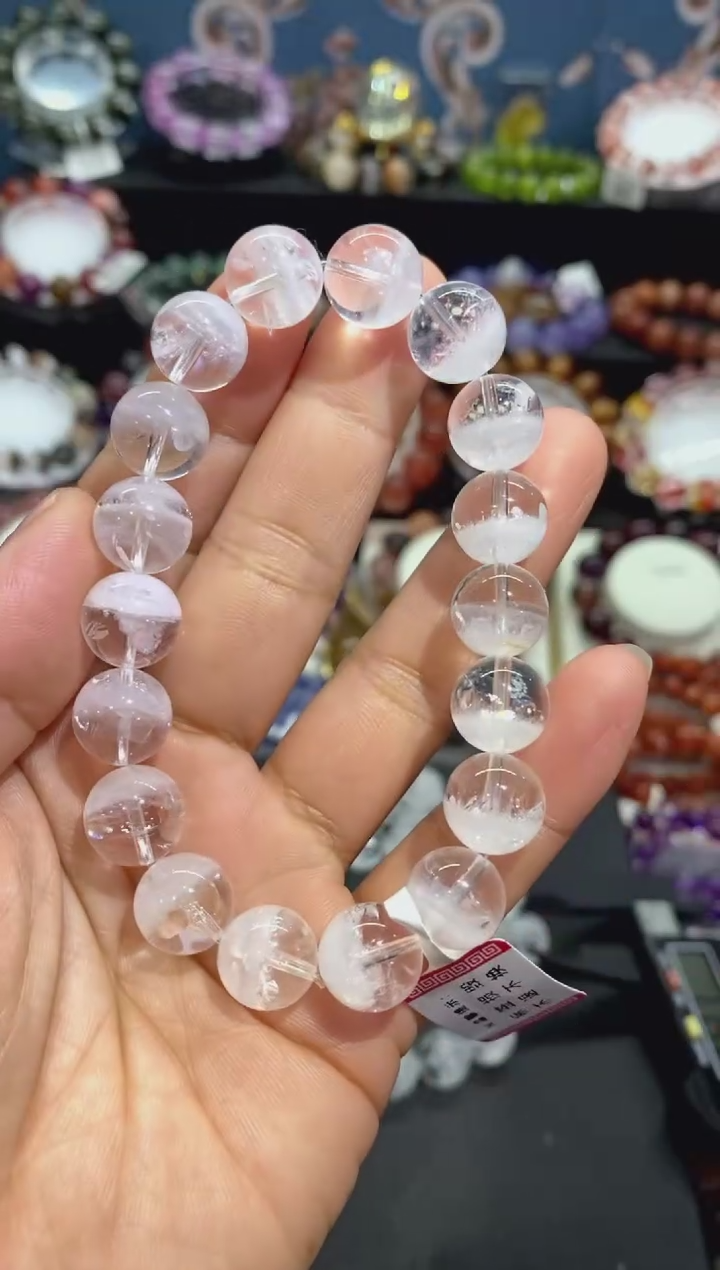 【闪购商品】水晶手串未镶嵌白幽灵11+