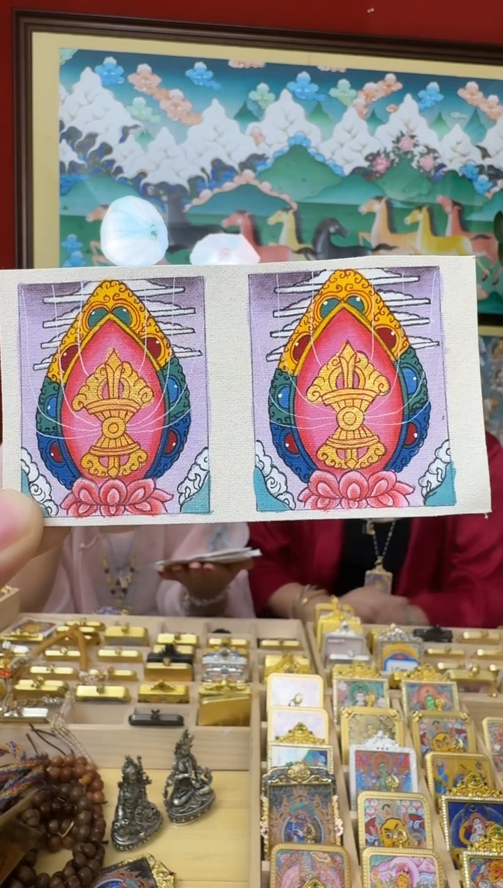 吊坠金刚-热贡纯手绘