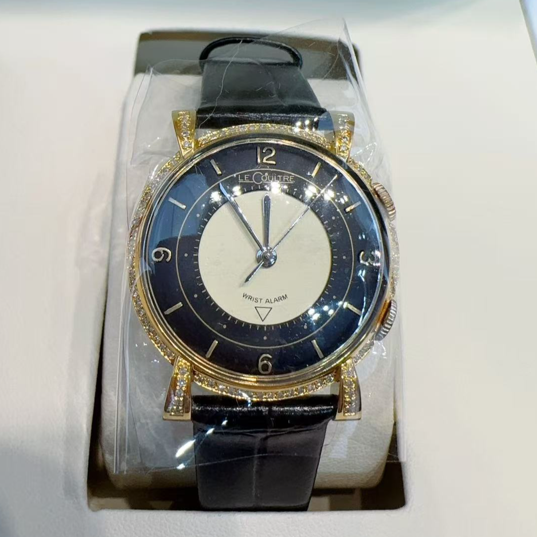 99新 Jaeger-LeCoultre/积家 自动机械18k后镶钻径32/25610125/yy