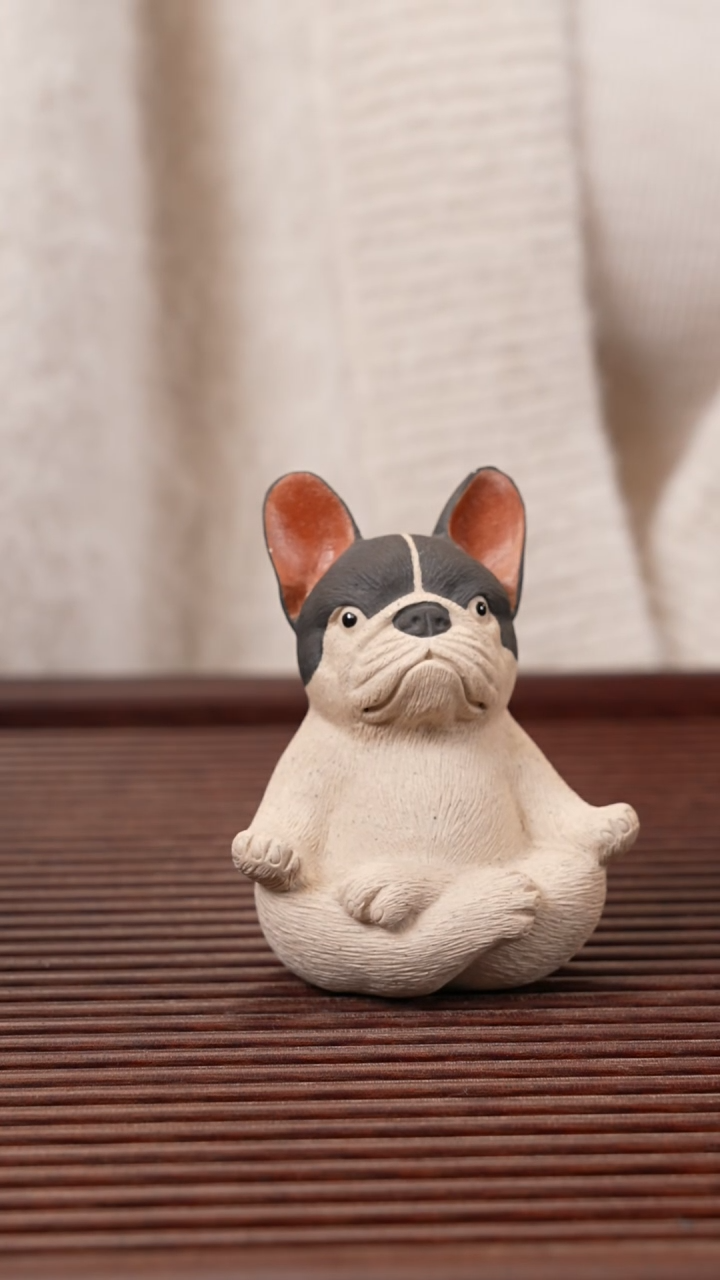 【闪购商品】紫砂茶宠打坐法斗