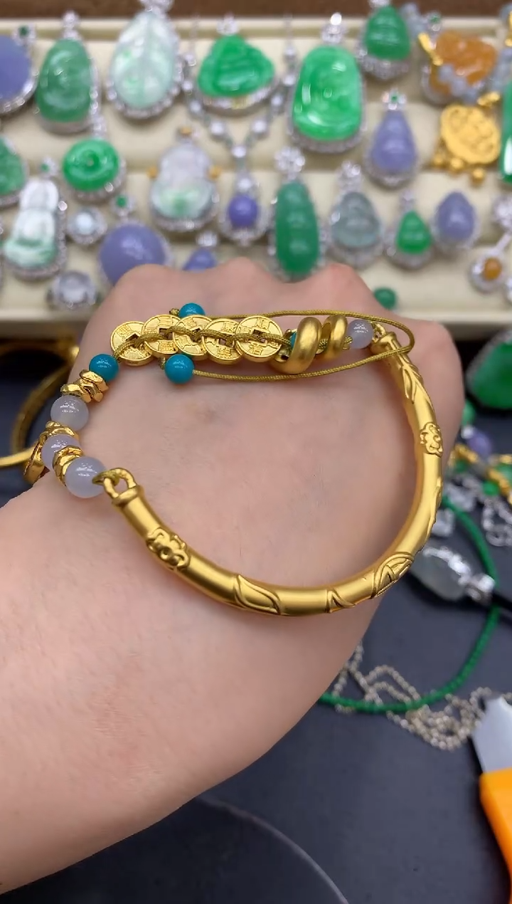 【闪购商品】翡翠手链未镶嵌477-中国好珍宝