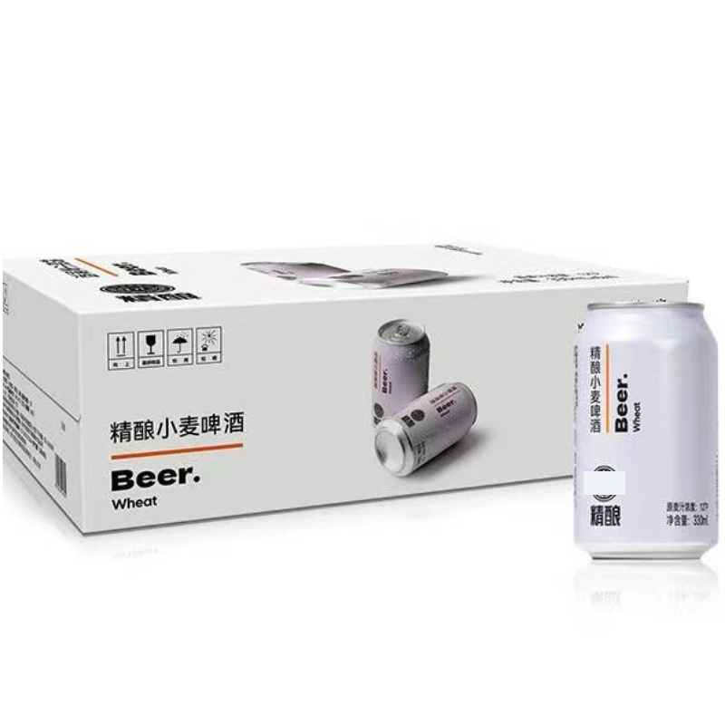 【许昌超市直发】精酿小麦啤酒330ml原箱24瓶超市啤酒正品现货秒发