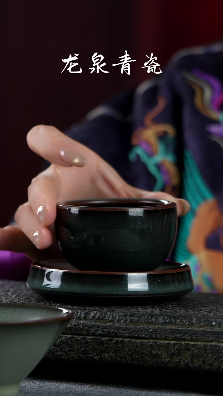 【双渔·墨影】项万余老师手作铁胎 压手80cc 全手工