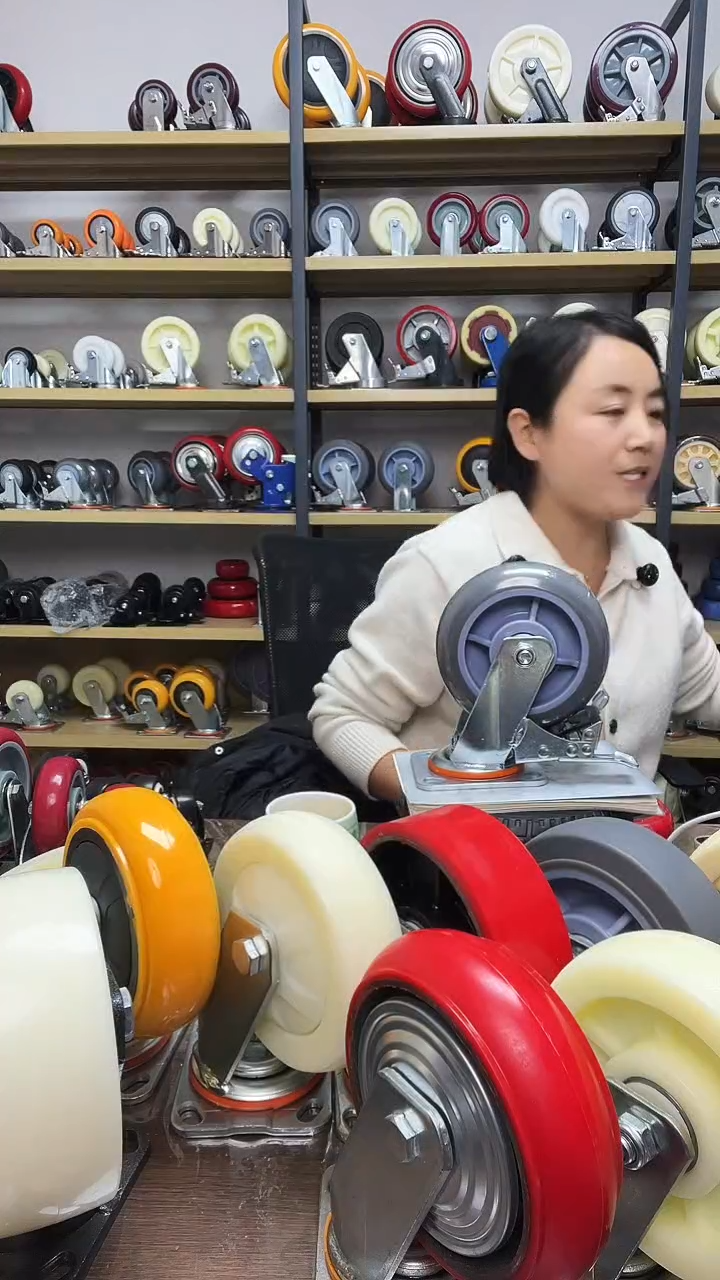 和谐 6寸灰胶刹车2个 定向2个