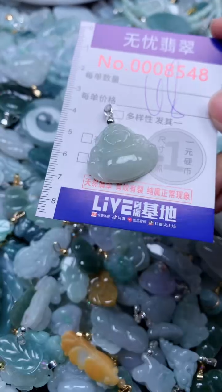 颈饰未镶嵌翡翠8548