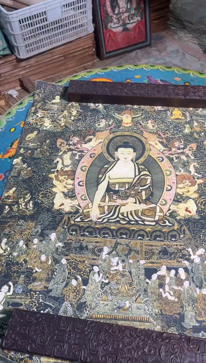 卷轴画东东唐卡tk16