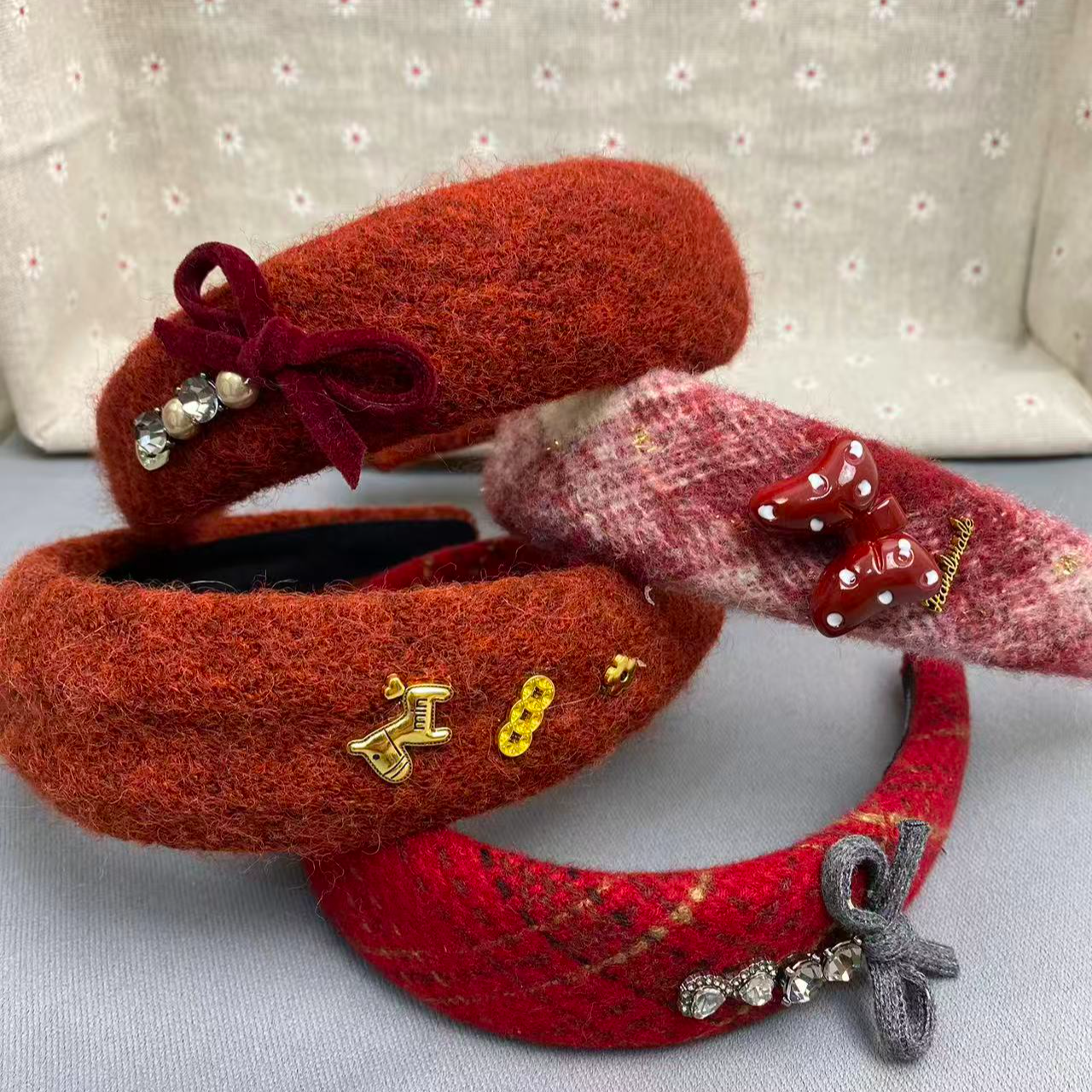 【高货任选3支～直播专用链接】毛绒宽边发箍女高颅顶秋冬小香风气质