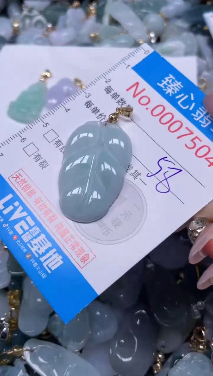 颈饰未镶嵌翡翠7504