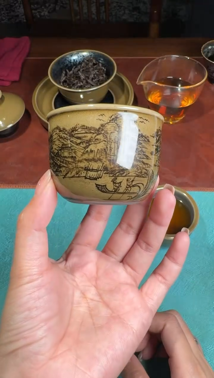 茶盏李光熙山之峦10